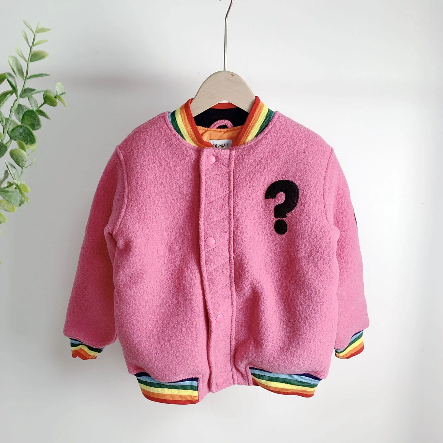 Rose red Детская куртка г. B Loves/новое осенне-зимнее пальто из плотного бархата с принтом в стиле ретро для мальчиков и девочек теплая одежда для маленьких детей, верхняя одежда - Цвет: Rose red