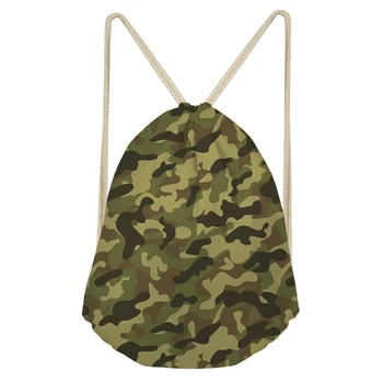 

Camouflage Printed Backpack Women Casual Travel Bag Laptop Drawstring Backpack For Men Shopping Storage Sackpack Sac