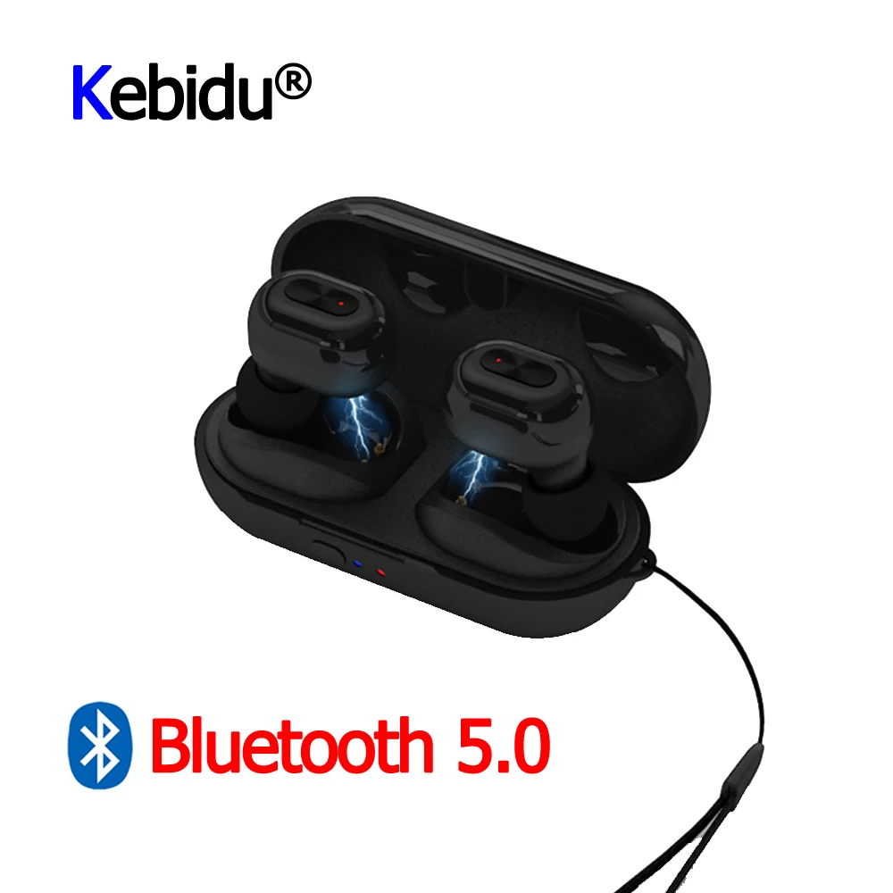 Универсальные N9 TWS Bluetooth наушники V5.0 стерео беспроводные активные шумоподавления с микрофоном свободные наушники с зарядным устройством