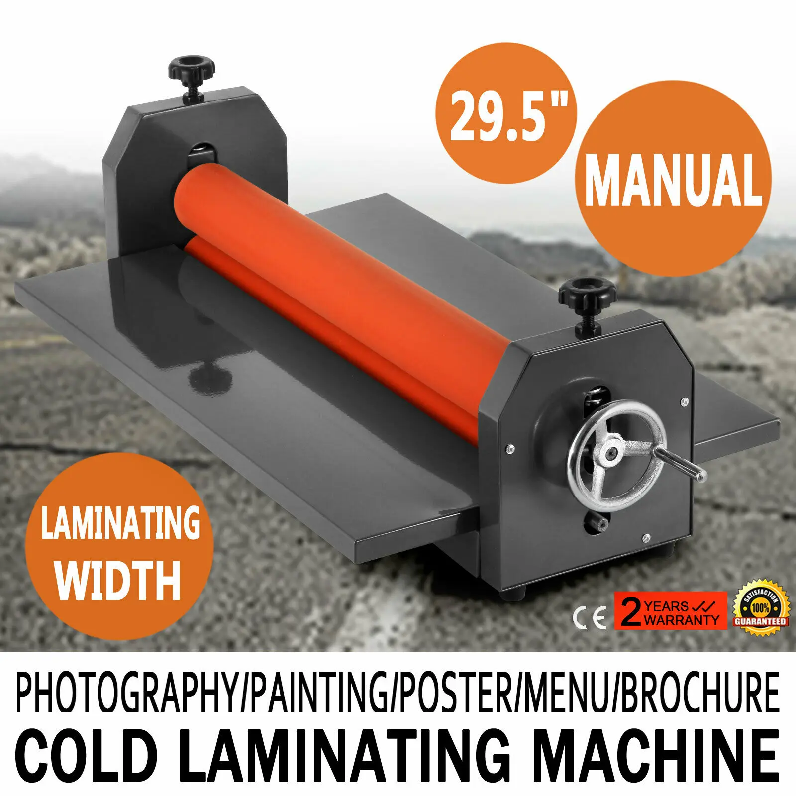 

750MM Manual Cold Roll Laminator Vinyl Photo Film Mounting Laminating Machine with free shipping to EU