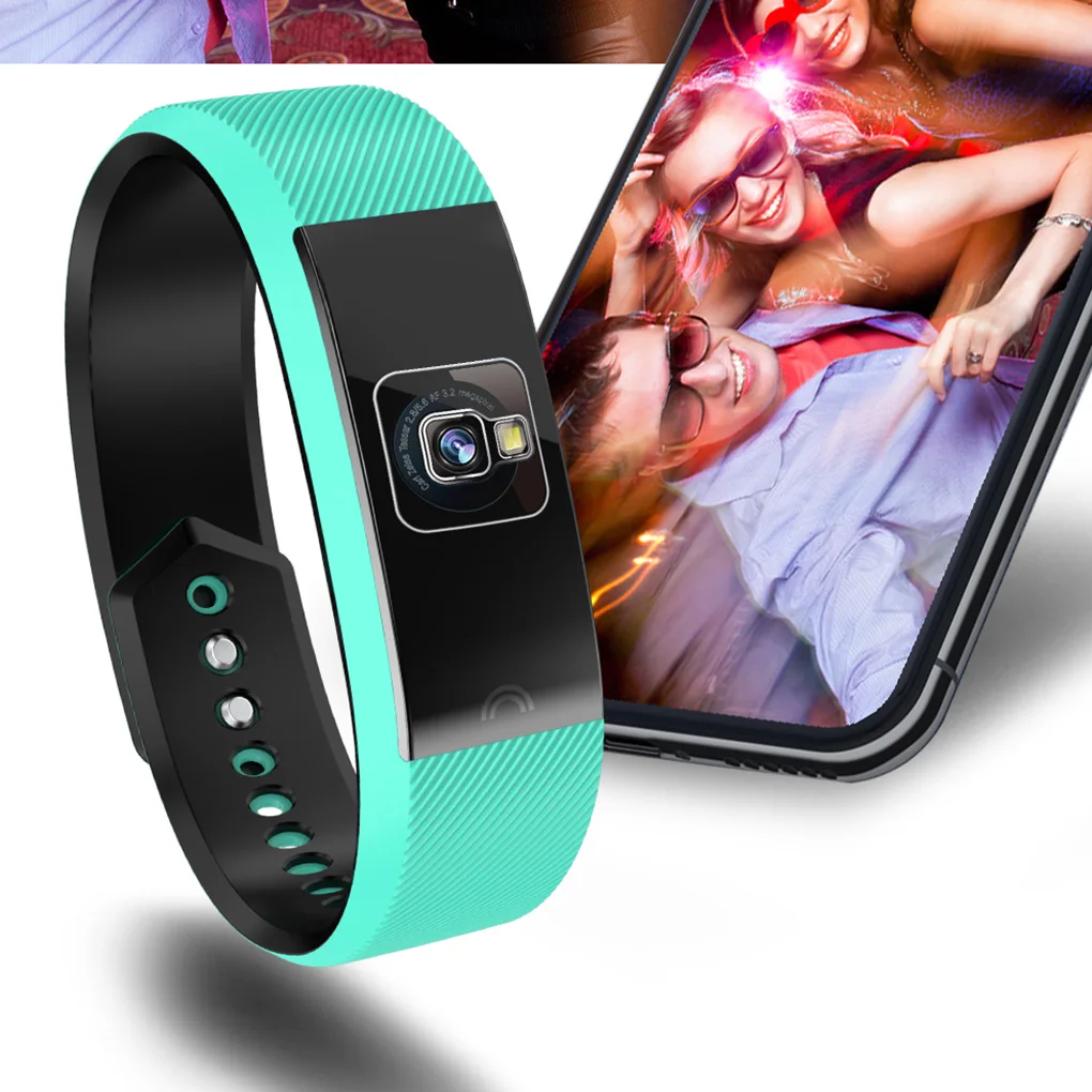 Bluetooth IP68 Водонепроницаемый сердечный ритм кровяное давление умный Браслет спящий фитнес-трекер Браслет