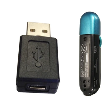 

2Pcs Accessories: 1 Pcs USB a Male to Mini USB Female Adapter & 1 Pcs USB LCD Sn Support 16GB TF Card FM MP3 Player