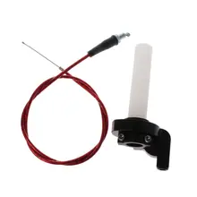 22 мм 7/" гоночная Ручка Дроссельной заслонки с тросом шнурок мотоцикл быстрый поворот запасные части для KMF велосипед-внедорожник CRF яма