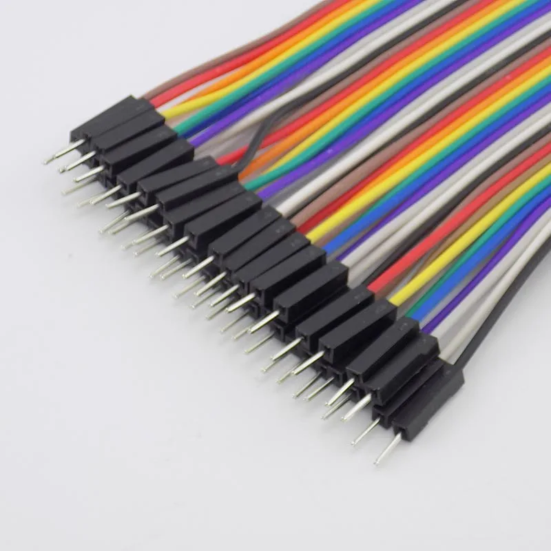 Versatile 40-Pin Jumper Wire Cable Set for DIY Electronics Projects