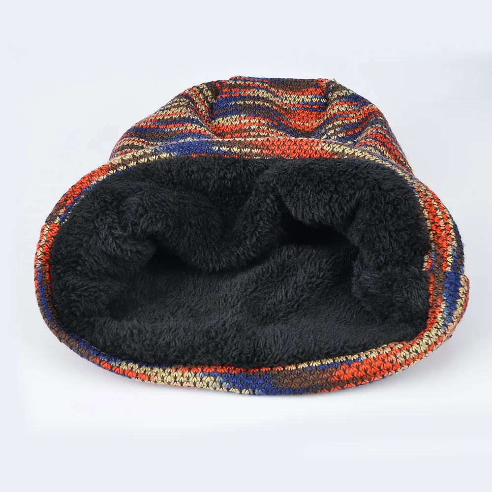 Maylisacc распродажа Skullies Beanies вязаная шапка осень зима теплые мужские женские Акриловые Полосатые Шляпы Шапки