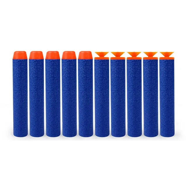 Refill Darts Bullets for Nerf N-strike Elite Series Blasters Children Toy Gun Blue Soft Bullet Foam Guns Accessories Fake Gun 5