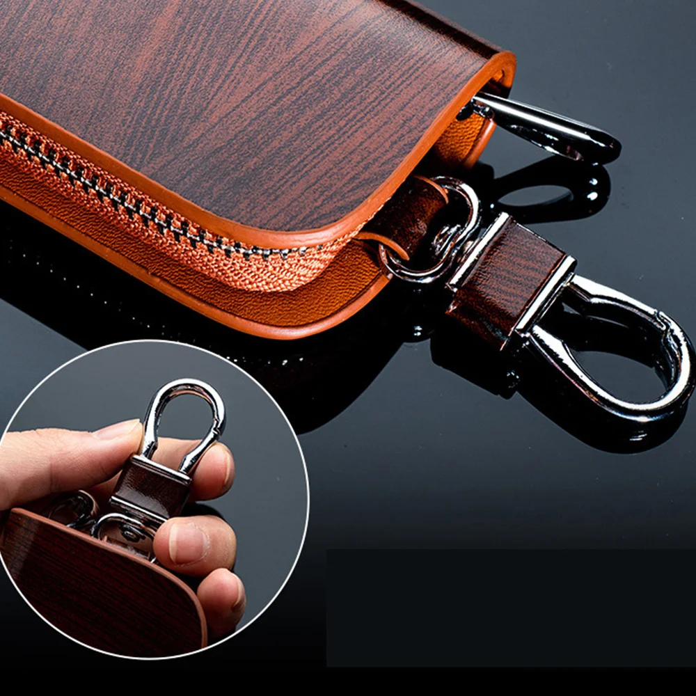 Generic Car Key Case Bag Auto Key Holder Men Remote Shell Cover For