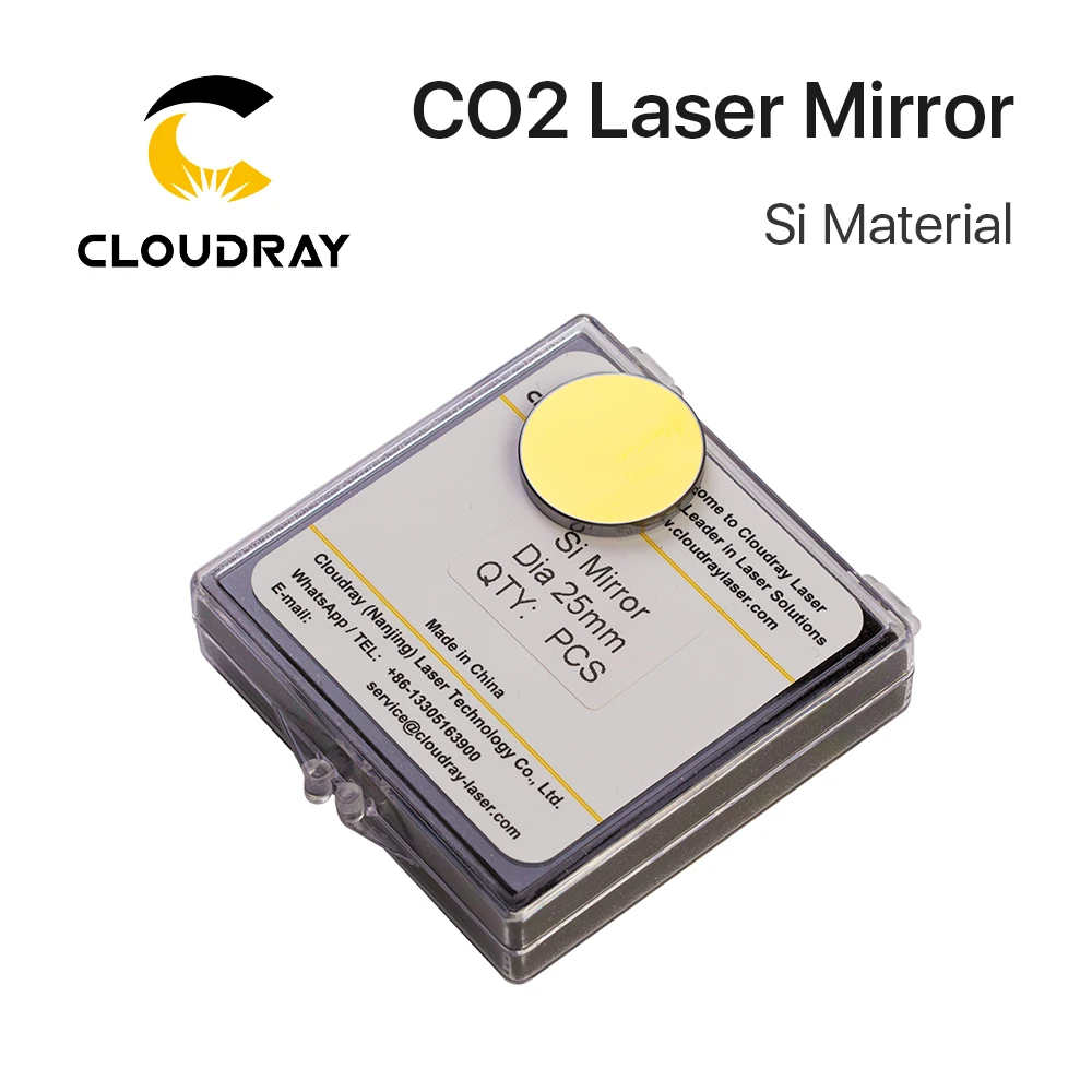 Светоотражающие зеркала Cloudray Co2 Laser Si для лазерного гравера Позолоченные