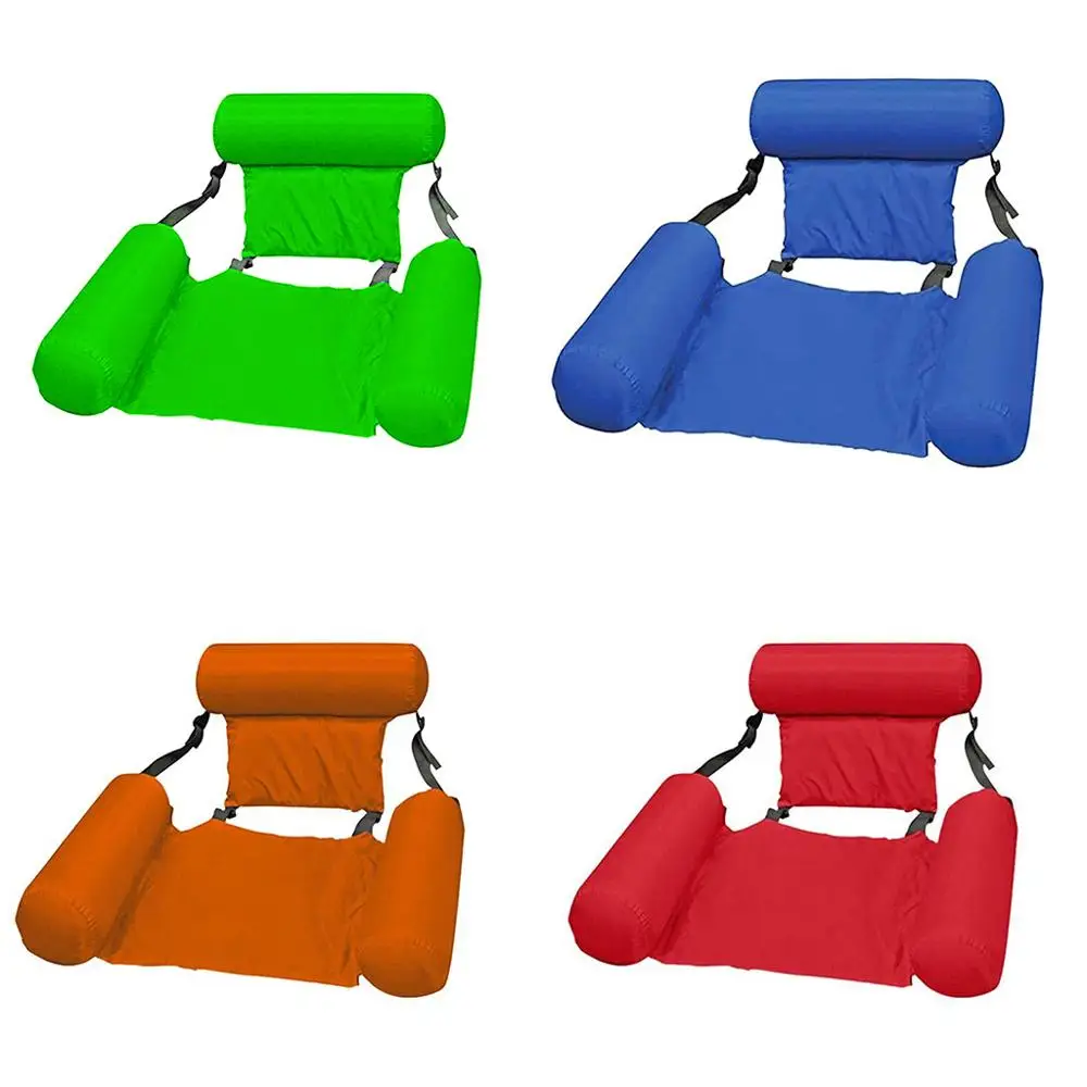 

Hammock Inflatable Pool Float Multi-Purpose Summer Swimming Pools Water Chair Portable Sports Lounger