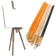 25 шт Профессиональный набор кистей для рисования нейлоновые волосы масляные акварельные ручки товары для рукоделия