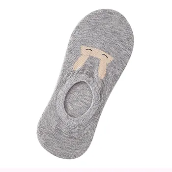 

Women Socks 2019 Casual Work Business Cotton Stripe Series Fashion Bunny Female Short Boat Invisible Socks Ladies Ankle Sox 9.6