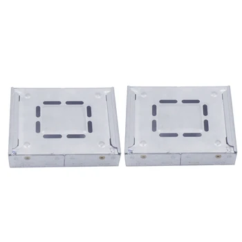 

2pcs Mini Folding Picnic Stove Lightweight Wax Stove Solid Fuel Alcohol Stove Portable Solid Oven for Camping Barbecue