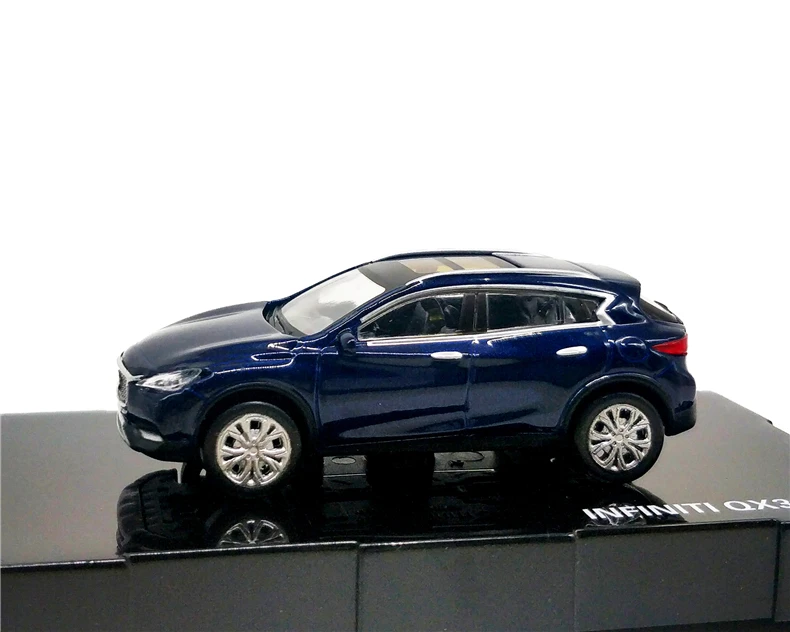 1: 64 модель автомобиля Nissan Infiniti внедорожник QX50 QX30 QX60 Q60 литьем под давлением автомобилей - Цвет: QX30 2017 Blue