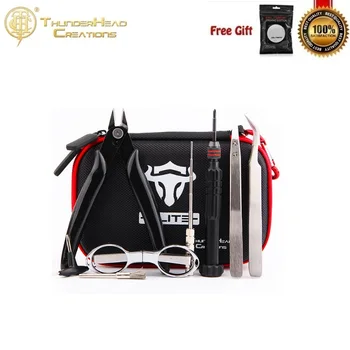 

THC Tauren Tool Kit Elite V1 Vape DIY Tool Kit for RTA RDA Atomizer Ceramic Pointed Tweezer E-cigarette Accessory VS Coi Master