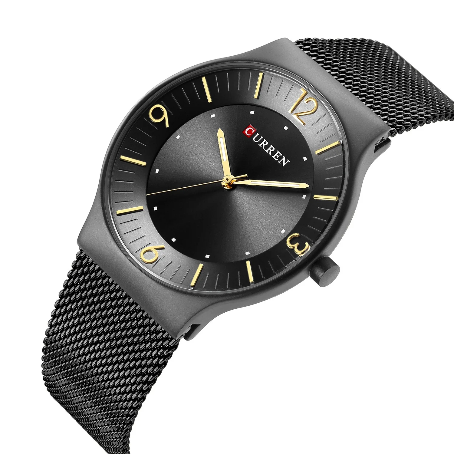 

Fashion New Style Trend MEN'S Watch Waterproof Quartz Watch Steel Net Belt MEN'S Watch Business Casual MEN'S Watch