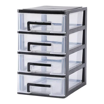 

Plastic Desktop Drawer Transparent Sundries Small Objects Storage Case Organizer FPing