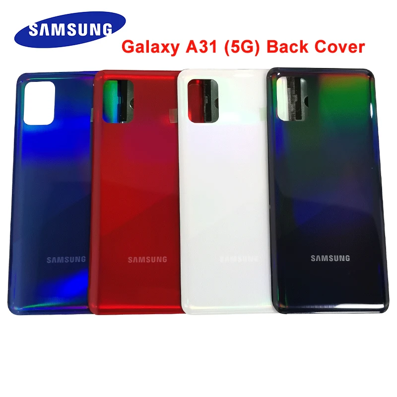 Задняя крышка батарейного отсека для Samsung Galaxy A31 5G 2020 задняя galaxy корпуса Замена +