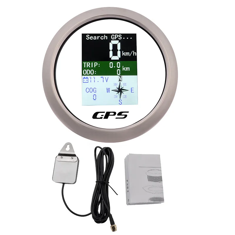 Цифровой GPS-спидометр водонепроницаемый одометр с TFT-экраном оснащен GPS-антенной