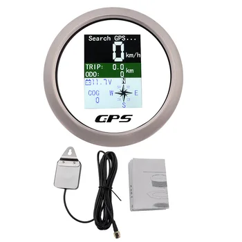 

Waterproof TFT Screen Digital GPS Speedometer Gauge MPH Knots Km/h adjusted with GPS Antenna for Boat Car Motorcycle Odometer