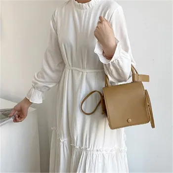 

Pu Leather Small Shoulder Bag For Women Solid Color Messenger Flap Bags Female Simplicity Magnetic Buckle Handbag MM50072