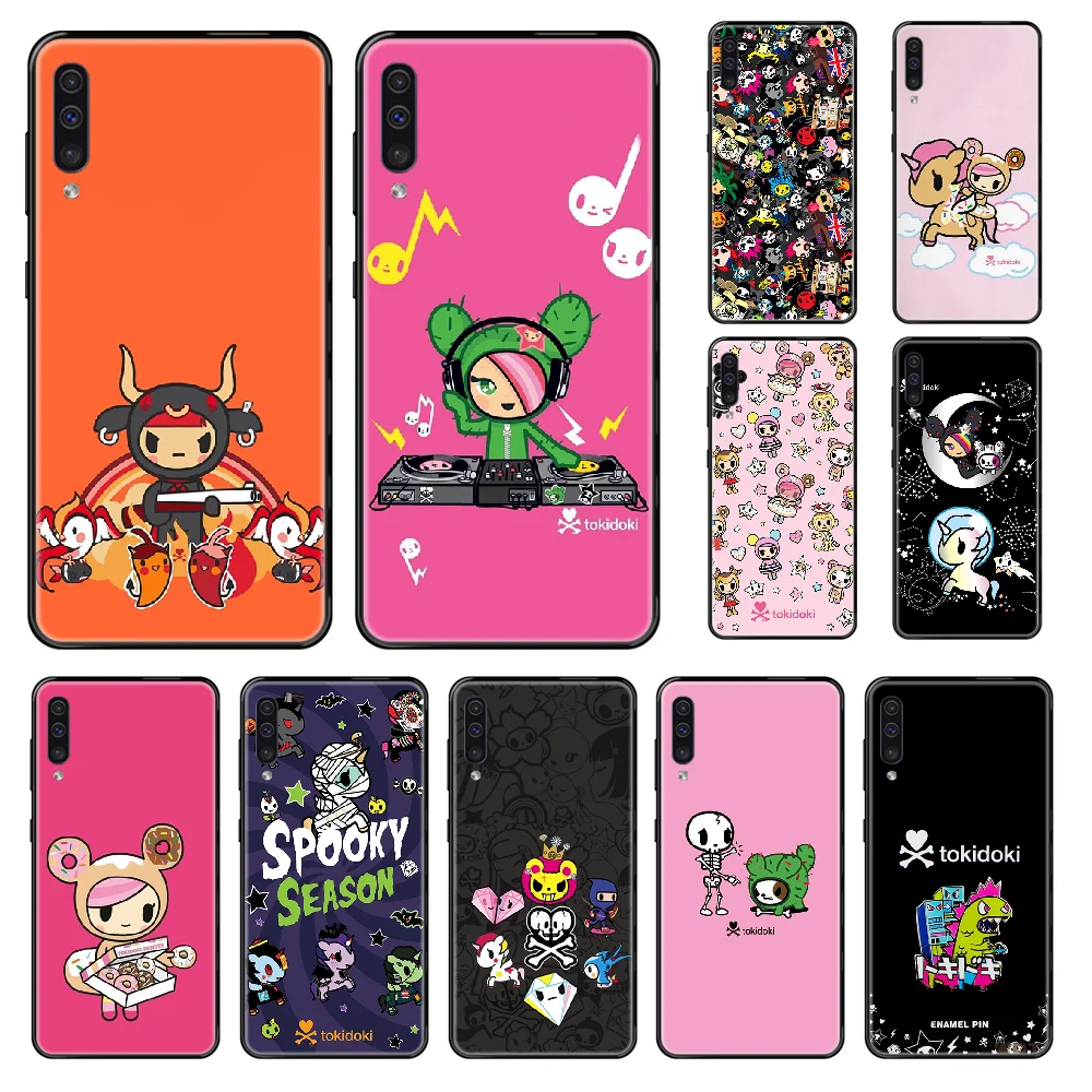 Милый мультяшный чехол для телефона Tokidoki Samsung Galaxy A 3 5 6 7 8 20 40 50 70 71 E S Plus 2016 2017 2018