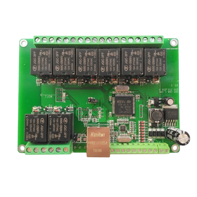 Relé Ethernet, conmutador de red Wifi, Modbus, MQTT, TCP, UDP, Web, HTTP, tarea de programación, puede RS485, CoAP, módulo de temporizador Domoticz