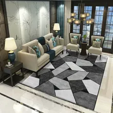 Простой современный гостиная большой ковер спальня полный прикроватный матрас бытовой скандинавский диван чайный столик одеяло