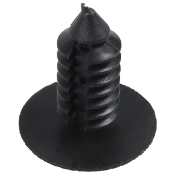 

Car 8mm Hole Plastic Black Rivets Bumper Door Bra Holders 20 pcs