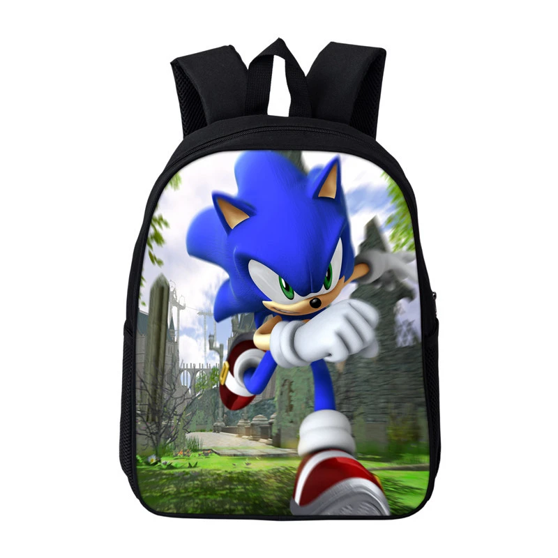 Sac Dos Мультфильм Mochila Соник Ежик Одиночная молния аниме рюкзак для путешествий школьный сумки для девочек-подростков plecak Bookbag