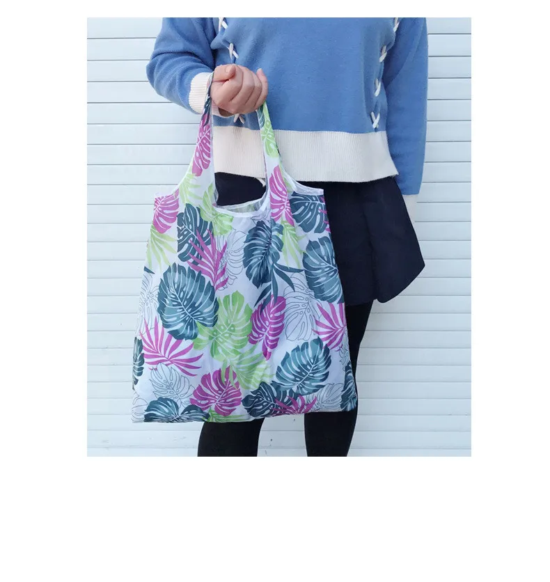 ETya складная сумка для покупок, женская сумка для путешествий на плечо, сумки для продуктов, Экологичная многоразовая сумка для хранения фруктов и овощей