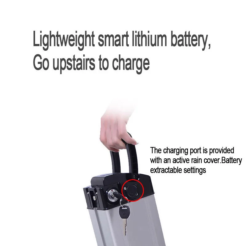 Excellent Lightweight Electric Scooter 2 Wheels Electric Bicycle Brushless Motor 350W 48V Powerful Electric Bicycle With Removable Battery 20