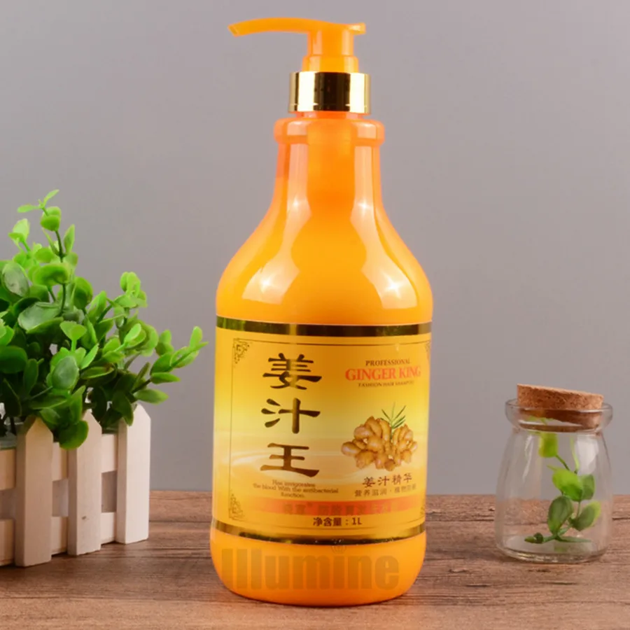 Gengibre essência shampoo cuidados capilares nutre plantas