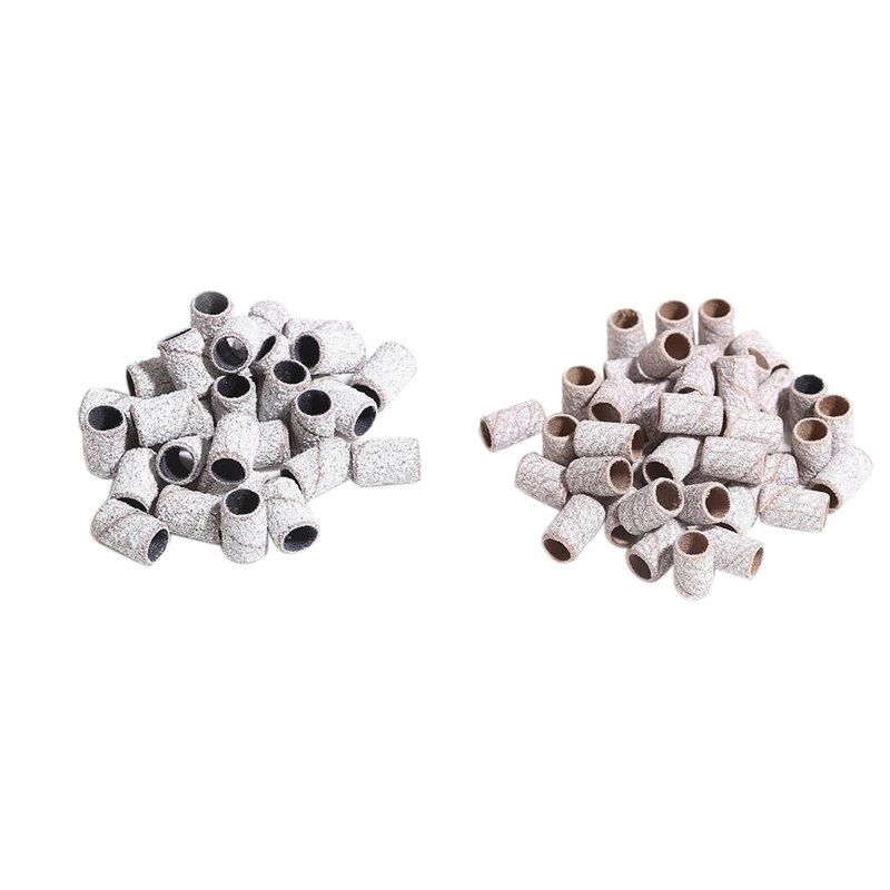  400Pcs Abrasive Belt Sandpaper for Professional Manicure Pedicure Nail Boring Machine Each Size 200