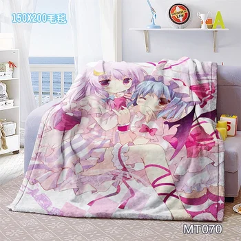

IVYYE Touhou Project Anime Customized Blanket Plush Velvet Warm Decoration Bed Home Throw Sofa Blankets Unisex Gifts NEW
