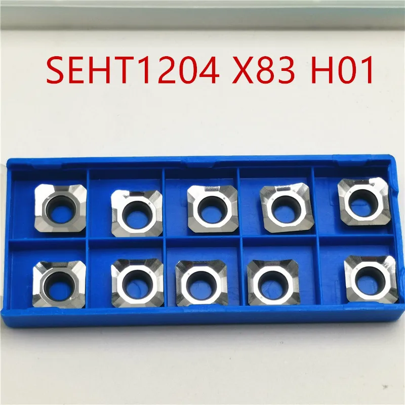 

SEHT1204 X83 H01 Aluminum cutter blade Insert Cutting Tool turning tool CNC Tools AL +TIN Alloy wood SEHT 1204
