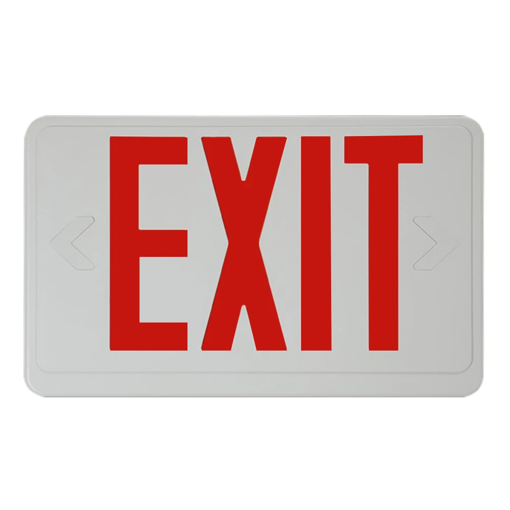 

Emergency Lamp Hardwired Multifunctional Led With Battery Backup Letter Exit Sign Light Lighting Electric Compact Safe Indicator