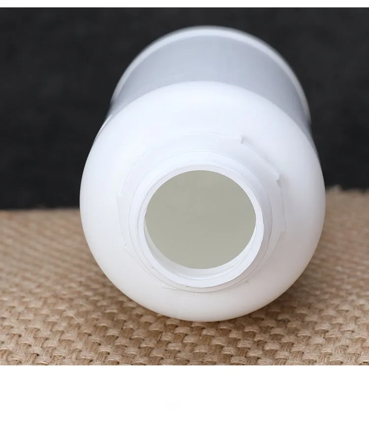 Plastic Empty HDPE Bottle With white Lotion Pump Body Lotion Shower Gel container Bathroon liquid dispenser 3
