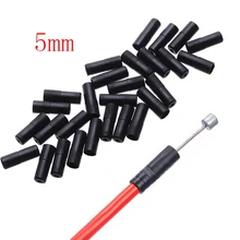 

100Pcs/Pack Brake Cable End Cap 5mm Bike Bicycle Brake Cable Housing Ferrules Durable And Practical Aging Resistance