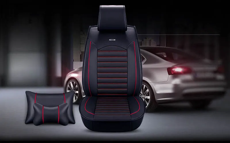 Кожаный чехол для автомобильного сиденья GEEAOK renault fluence ford focus mercedes vw polo Hyundai Skoda peugeot