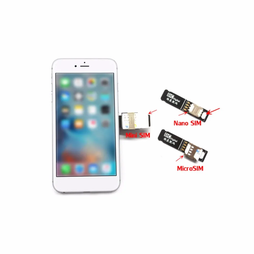 Новое расширение карты sim-карты адаптер быстрого выпуска для Apple iPhone 5 5S 6 6S 6P 7 7S 7P Nano/адаптер micro-SIM