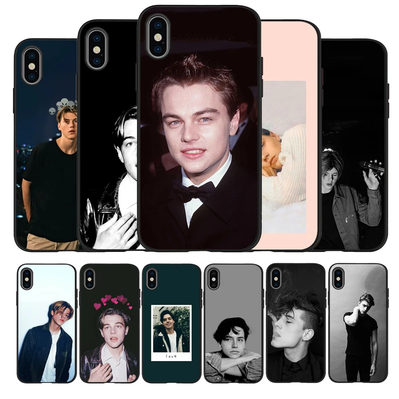 Чехол для телефона Leonardo DiCaprio young Super Star Top черный чехол из ТПУ iphone 11 pro MAX 5 6 6s 7 8 plus x 10