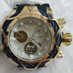 New steel wire rope men's Quartz Watch