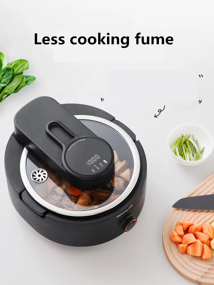 Joyoung CJ-A9U Intelligent Fully Automatic Stir-Fry Machine Robot,  Intelligent Temperature Control, Automatic Stir-Frying, Smoke-Free,  Oil-Free, 3.5L