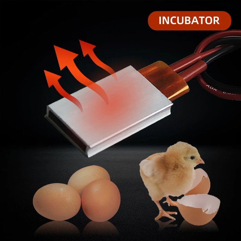 12V 220&deg;C constant temperature ceramic aluminum heater PTC heater with shell 35*21mm