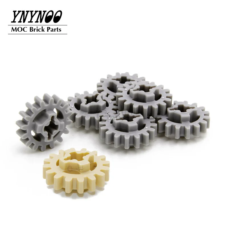 20Pcs/lot High-Tech Gear 16 Tooth Reinforced MOC 94925 Technical Gears Parts Building Blocks Bricks DIY Particels Toys | Игрушки и хобби