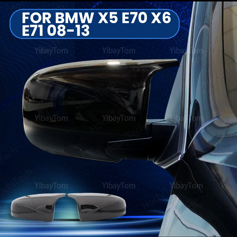 Крышки для зеркал заднего вида черные 2 шт. BMW X5 E70 X6 E71 2008 2009 2010 2011 2012 2013 | Автомобили