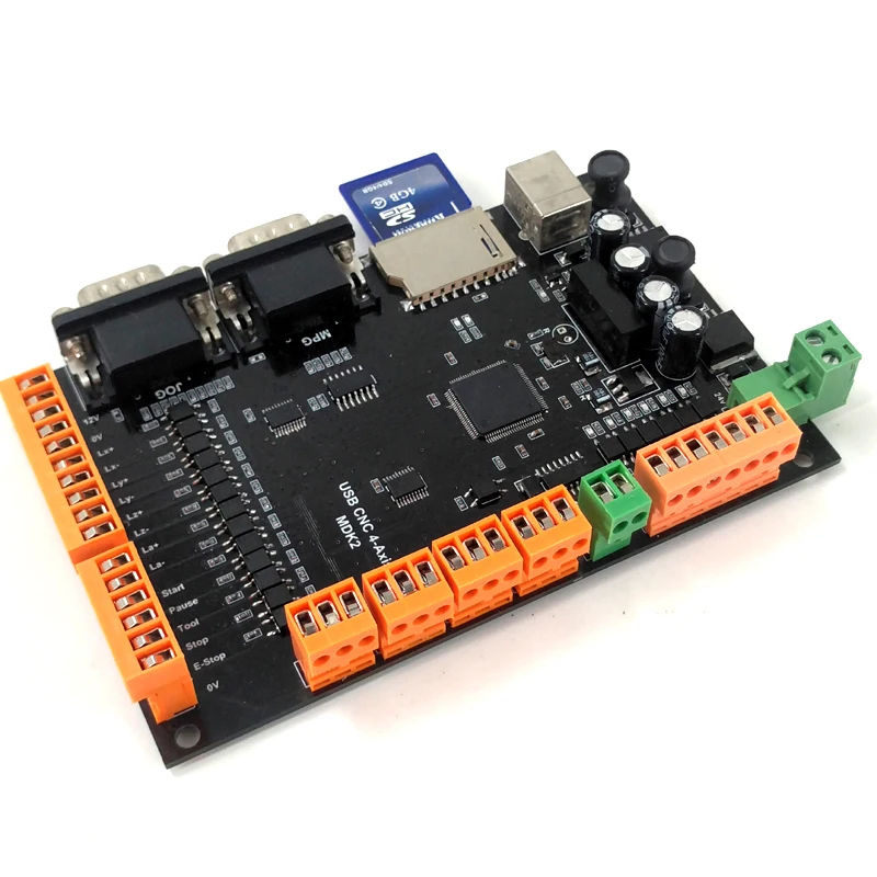 CNC USB 4 осевой комплект, USB mach3 4 осевая коммутационная плата