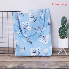 2 стиля ежедневного использования сумка через плечо сумка-тоут многоразовая сумка для покупок с цветочным принтом эко женская сумка складная сумка для пляжа