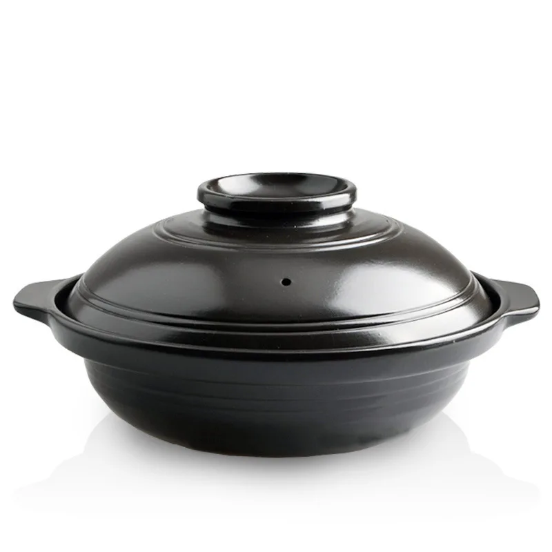 

Earthenware Pot Ceramic Earthenware Pot Shallow Pot Dry Indehiscent Open Fire High-temperature Resistant Pot Chicken Pot Traditi