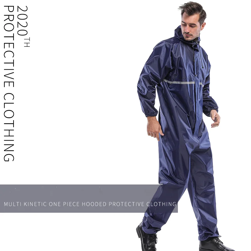 Rain Gear For Men Waterproof Motorcycle Rain Suit – One-Piece